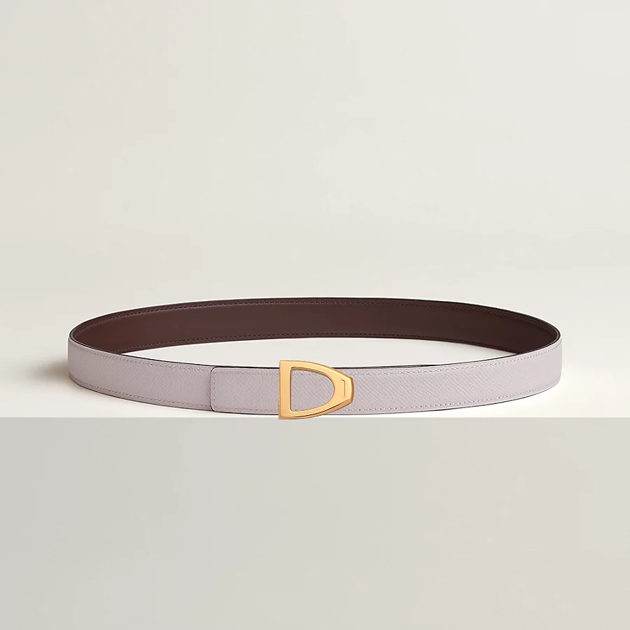 Cavaliere belt buckle & Reversible leather strap 24 mm - Image 2